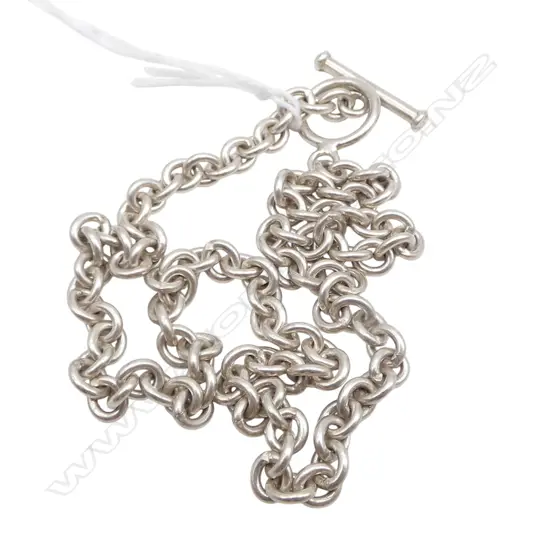 STG SILVER NECK CHAIN L.42cm 32.1gms