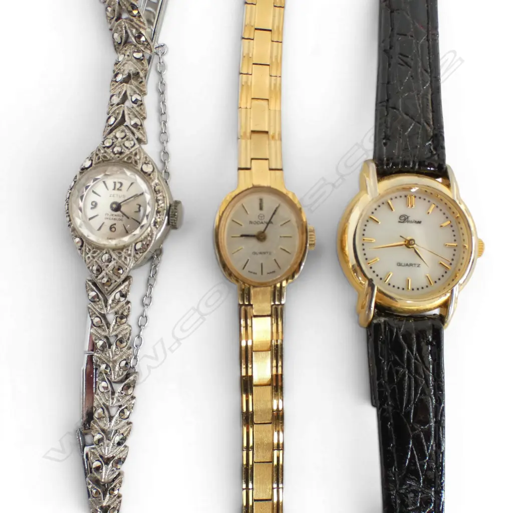 3 LADIES WRIST WATCHES Image 1++