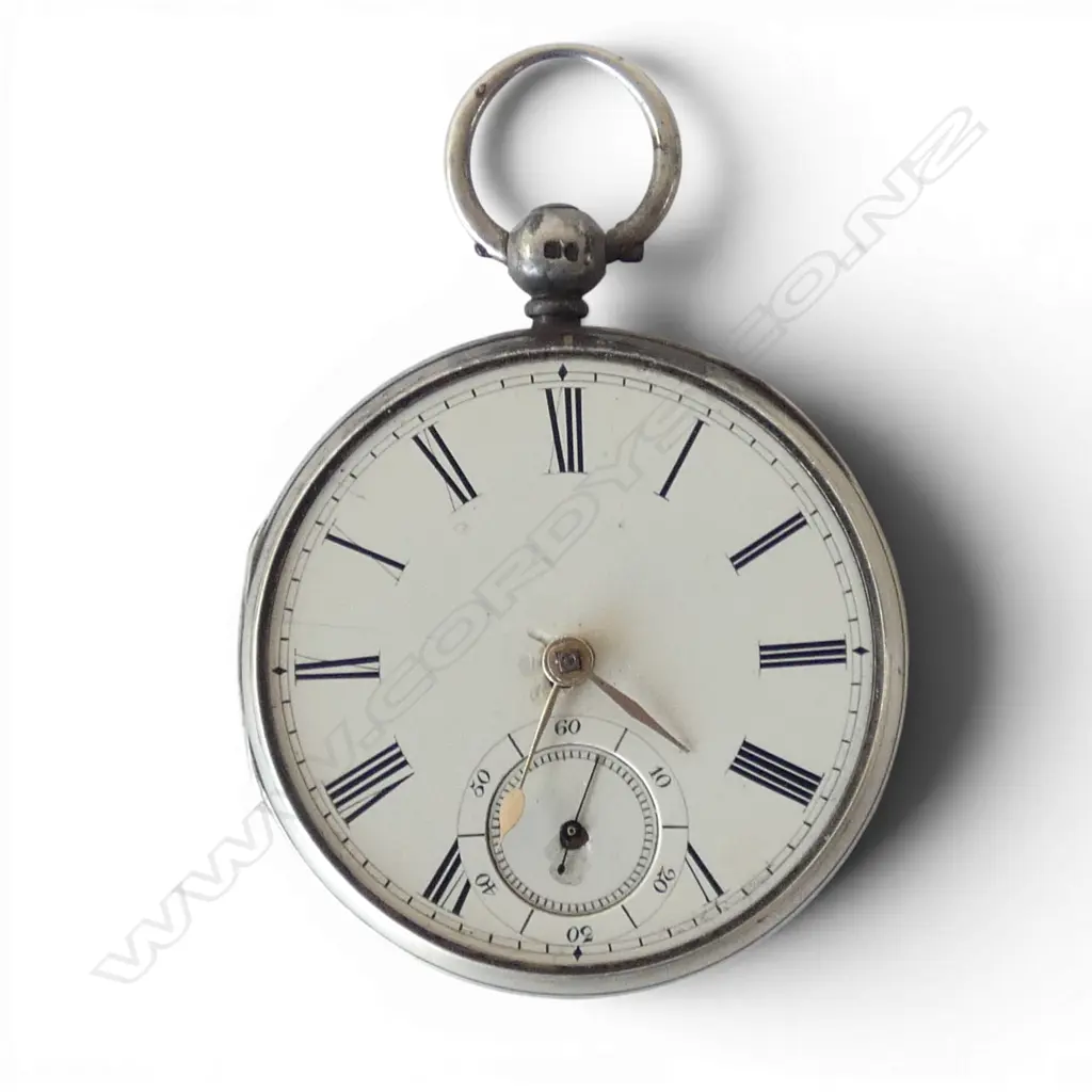 S/SILVER POCKET WATCH NO FACE  Image 1++