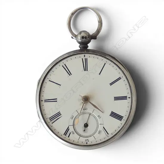 S/SILVER POCKET WATCH NO FACE 