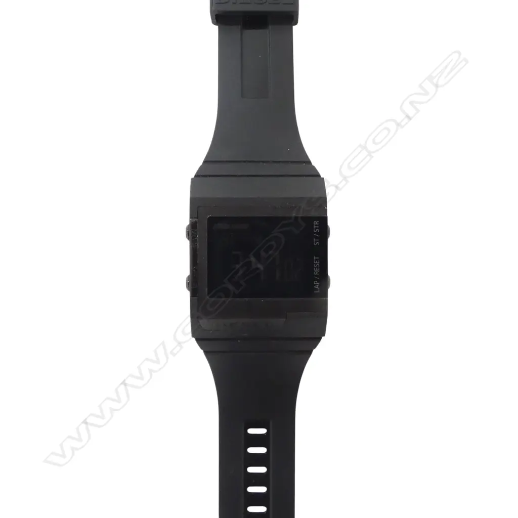 GENTS DIESEL DIGITAL WATCH, BOXED, new old stock Image 1++