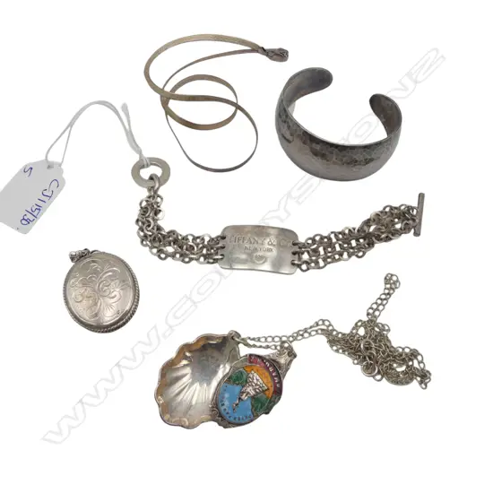 5 PCES STG SILVER JEWELLERY