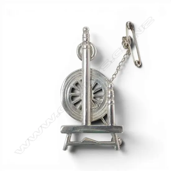STG SILVER SHETLAND LOOM BROOCH, hallmarked, 8.80gm