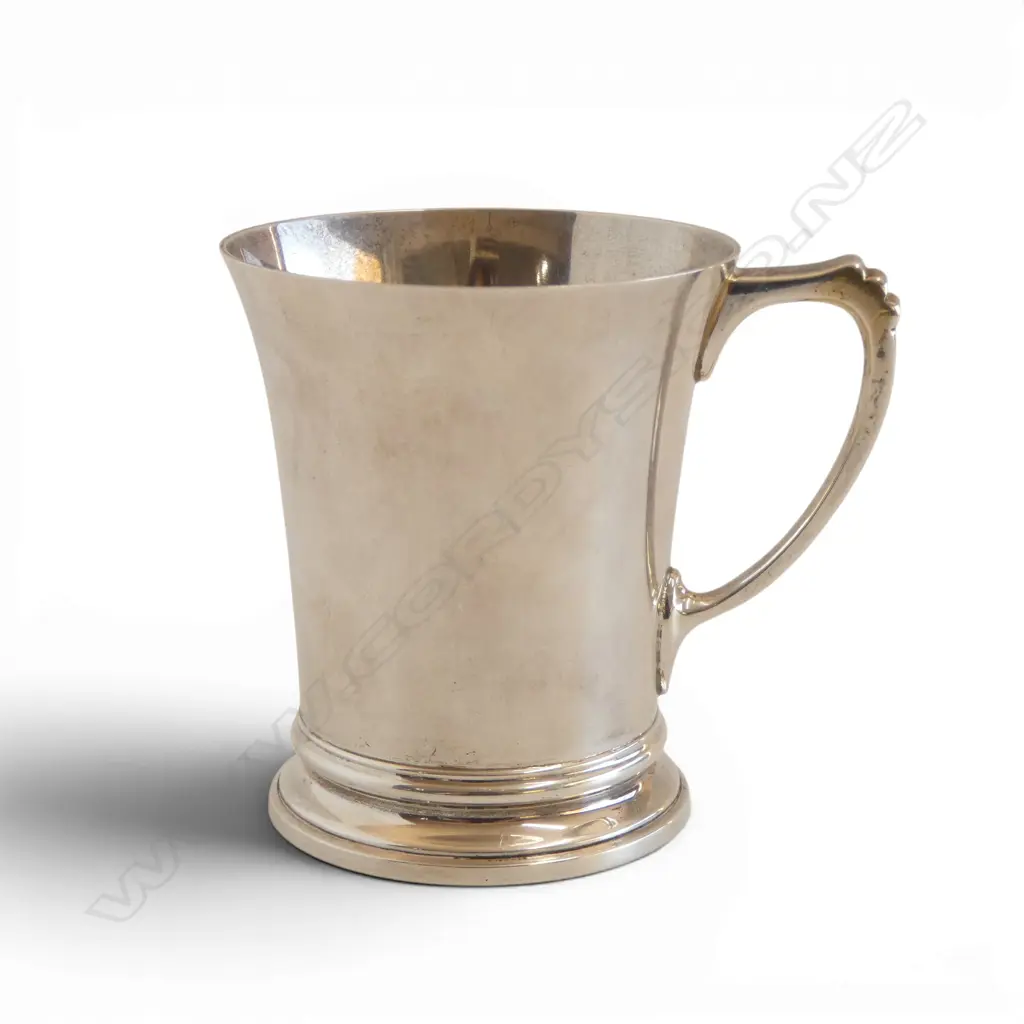 STG SILVER CHRISTENING MUG, LONDON 1938, 179gms Image 1++