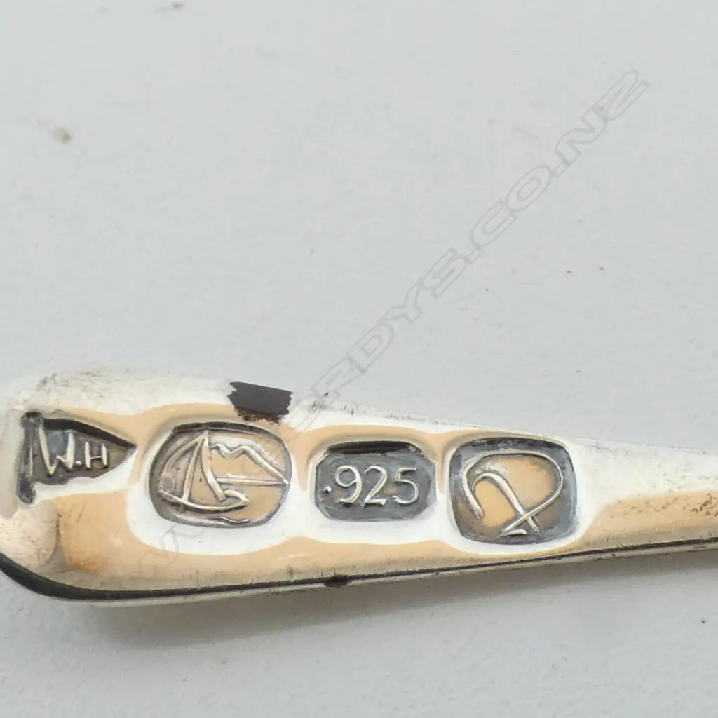 S/SILVER PEPPER & SALT WITH S/S SPOON TOTAL WEIGHT 126GRS Image 1++