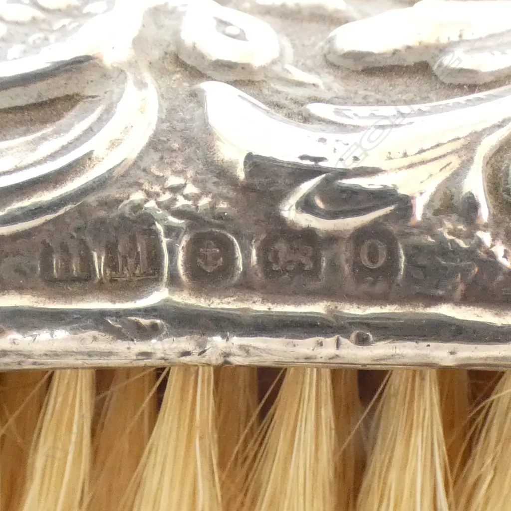 S/SILVER BACKED CLOTHES BRUSH Image 1++