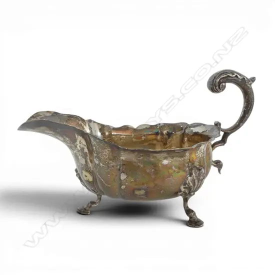 S/SILVER SAUCE BOAT 178GMS