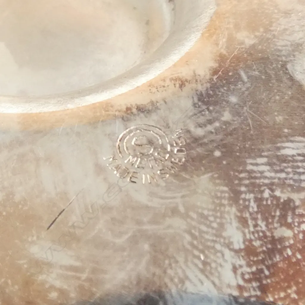 SWEDISH 'S METAL' 965 SILVER SAUCE BOAT L.155mm, 97gms Image 1++