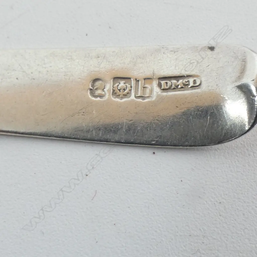 2 GEORGIAN STG SILVER SPOONS, HALLMARKED EDINBURGH, ONE 1813, OTHER RUBBED, 25gms Image 1++