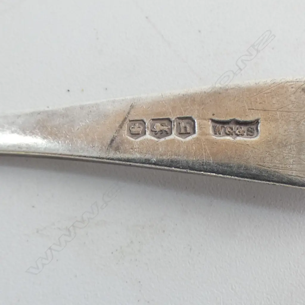 2 GEORGIAN STG SILVER SPOONS, SHEFFIELD 1831 & 37, 37gms Image 1++