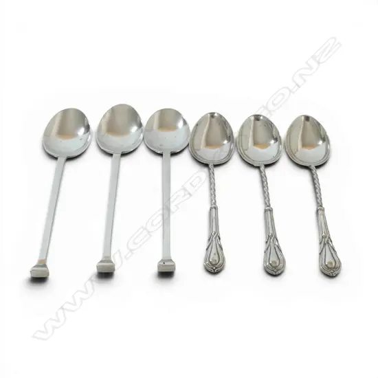 6 S/SILVER COFFEE SPOONS 49.3GMS 