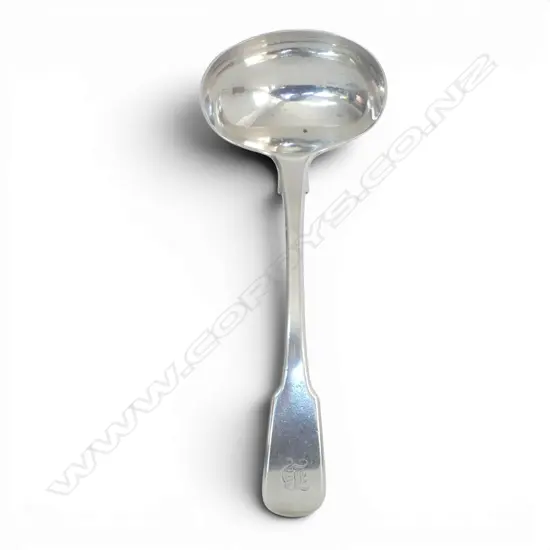GEO S/SILVER SAUCE LADLE 73GRMS
