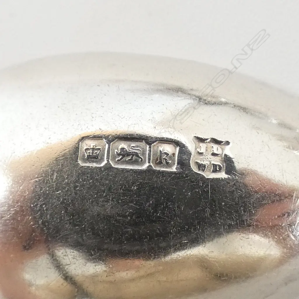 5 S/SILVER COFFEE SPOONS SHEFFIELD 1902 71.6GMS Image 1++