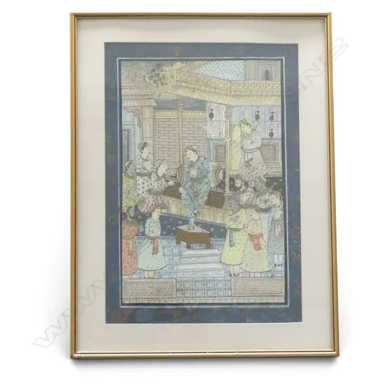 INDIAN WATERCOLOUR performing dancing figure & others 490 x 340mm