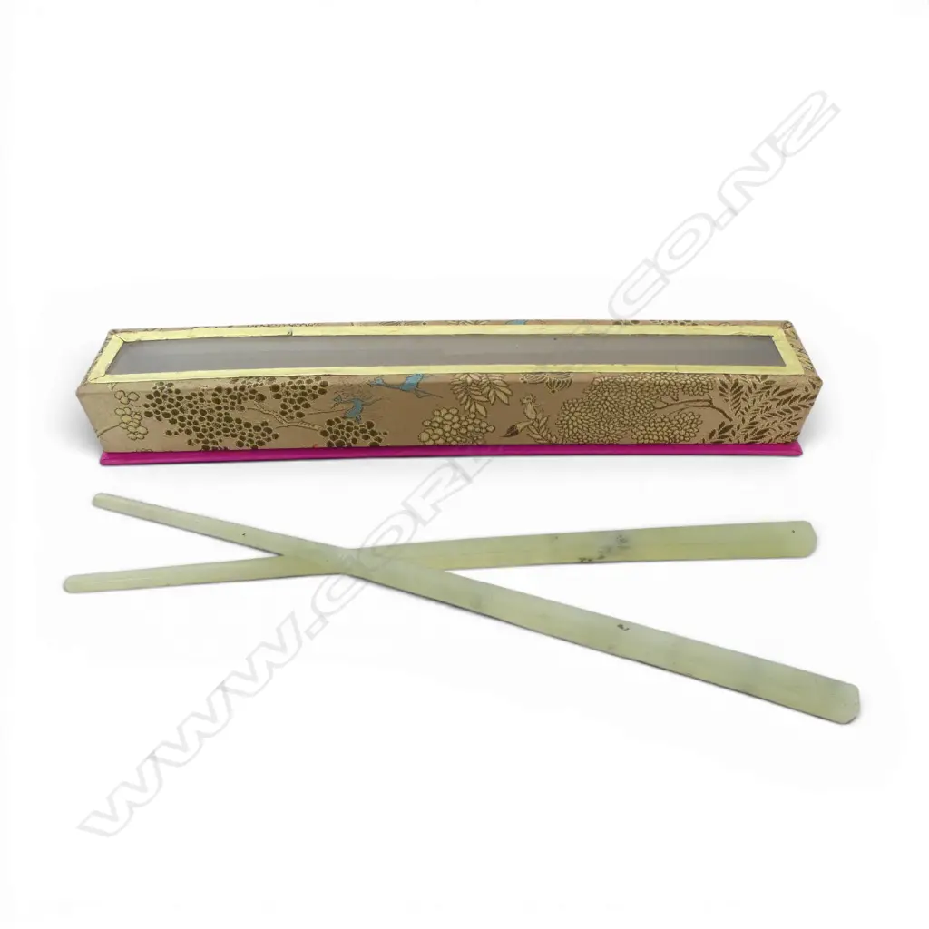 PR CHINESE JADE CHOPSTICKS L210MM Image 1++