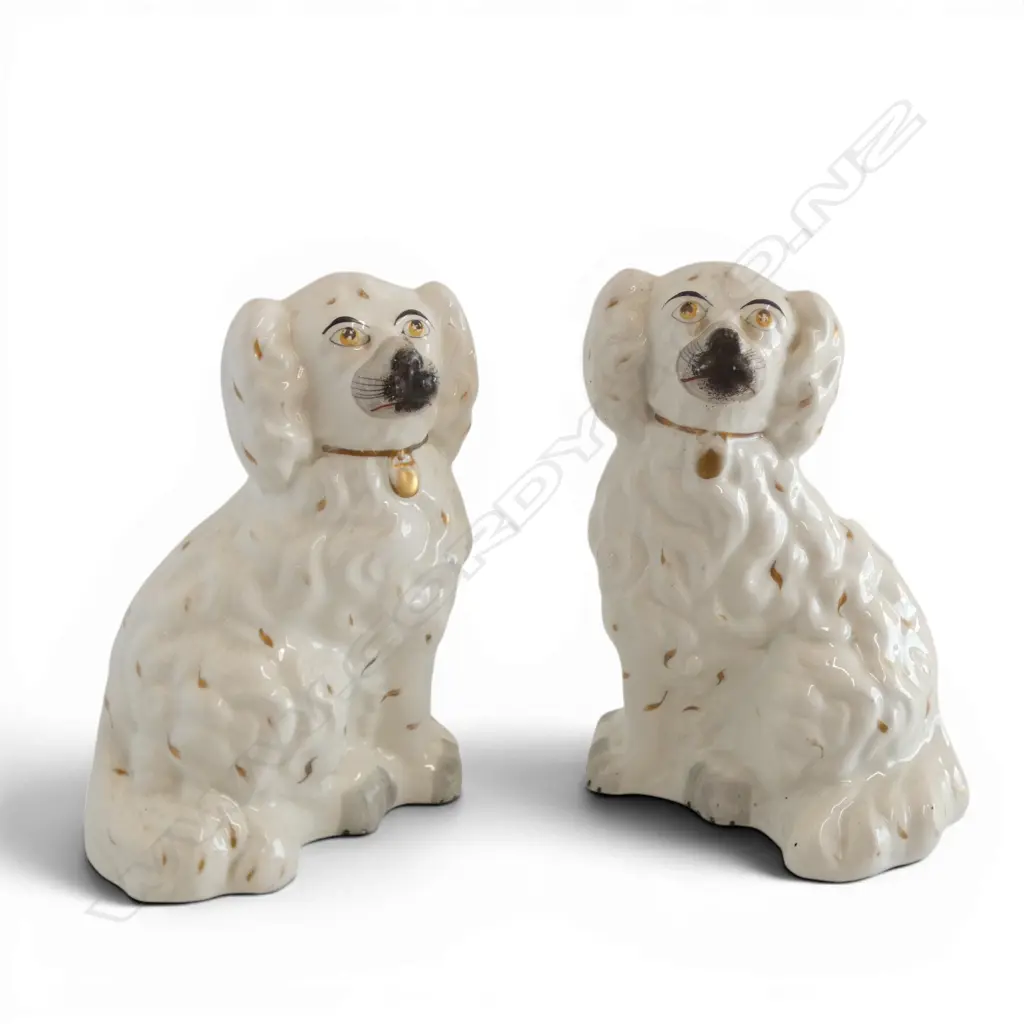 PR OF STAFFORTSHIRE CHINA FIREDOGS H190MM Image 1++