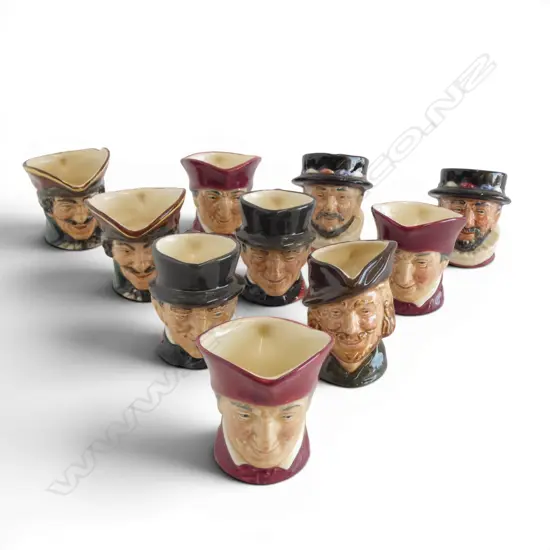 10 ROYAL DOULTON CHARACTER JUGS H.60mm
