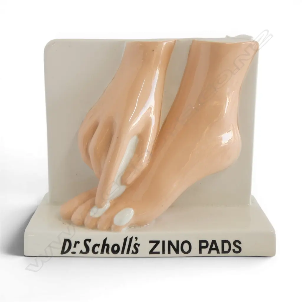 DR SCHOLLS ZINO PADS R/DOULTON CHINA ADVERTIZING MODEL L240 H200MM Image 1++