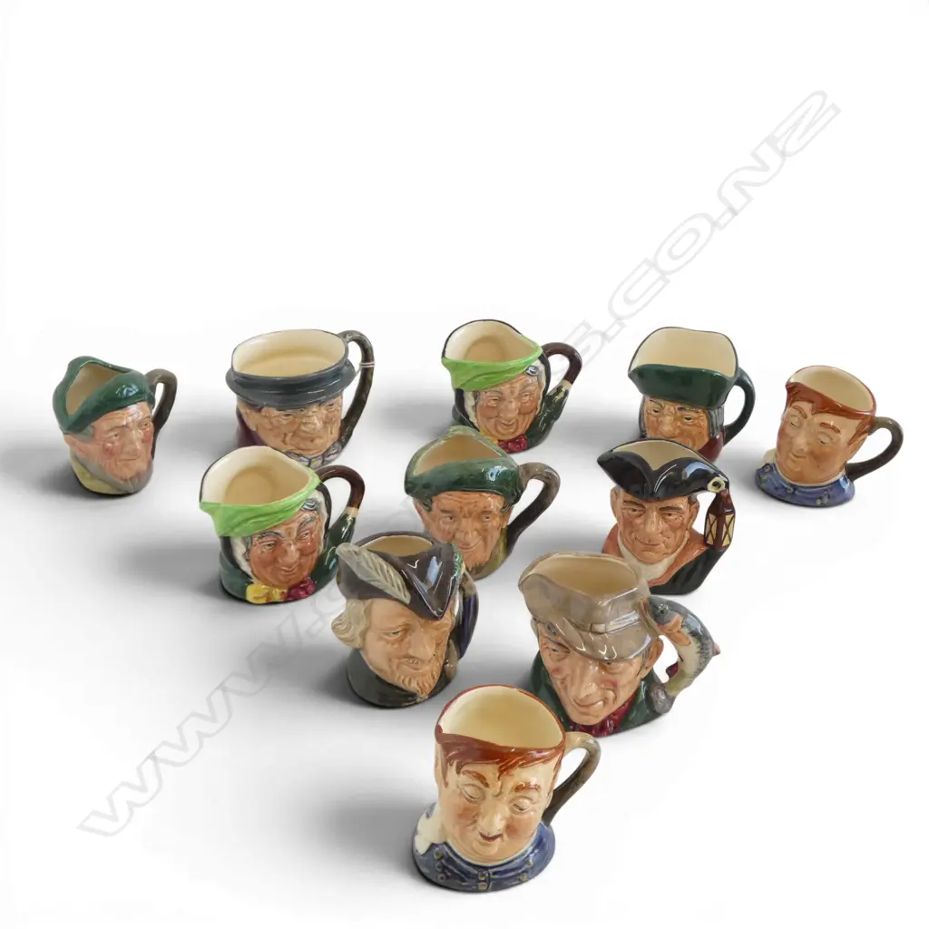 11 ROYAL DOULTON CHARACTER JUGS H.70mm Image 1++
