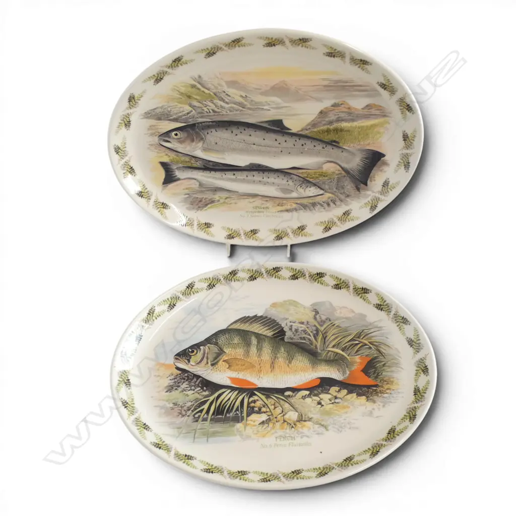 2 PORTMEIRION ANGLER SERVING DISHES, L.320mm Image 1++