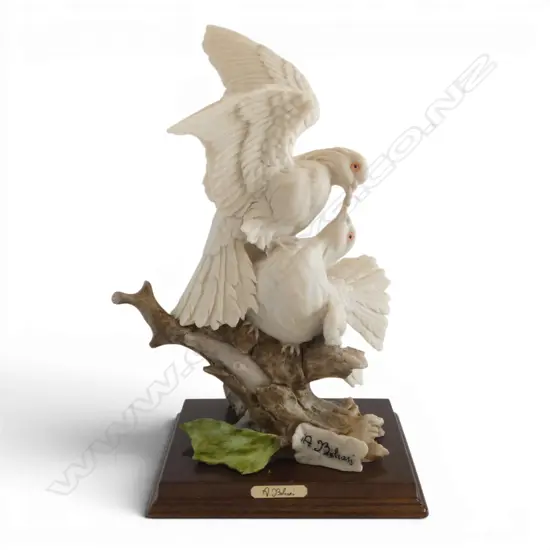 ITALIAN DEAR STUDIO DOVE FIGURINE, H.300mm, signed A Belcori