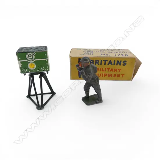 BOXED BRITAINS MILITARY EQUIPMENT PREDICTOR & OPERATOR No. 1728