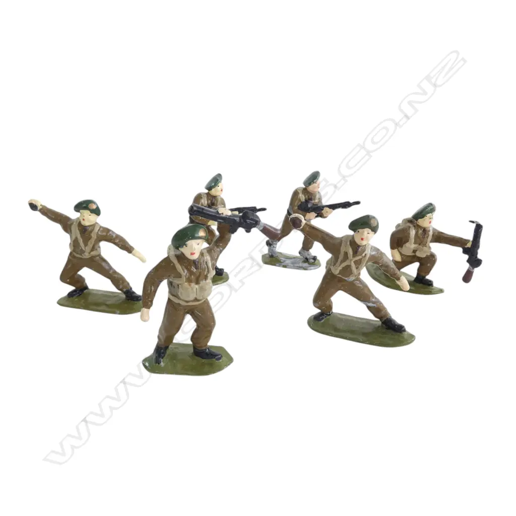 6 METAL BRITISH COMMANDOS H.60mm Image 1++