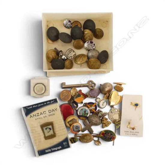 ASST. BADGES, BUTTONS & PINS