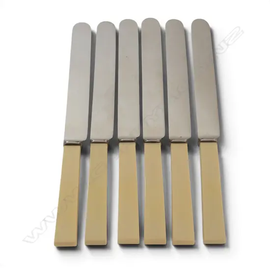 6 IVORINE HANDLED KNIVES