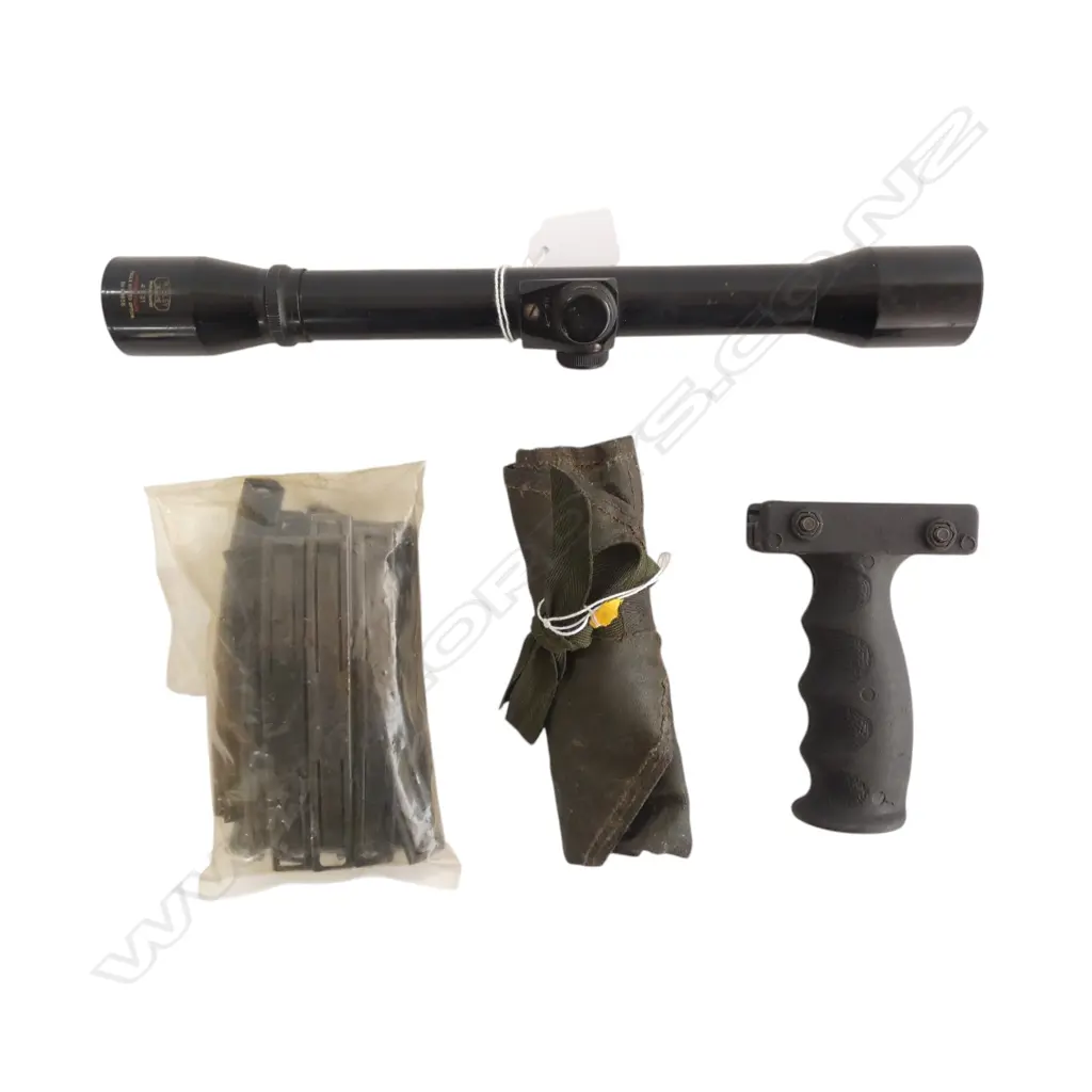LIAI RIFLE CLEANING KIT, SCOPE, FOREGRIP & 25 SKS STRIPPER CLIPS  Image 1++