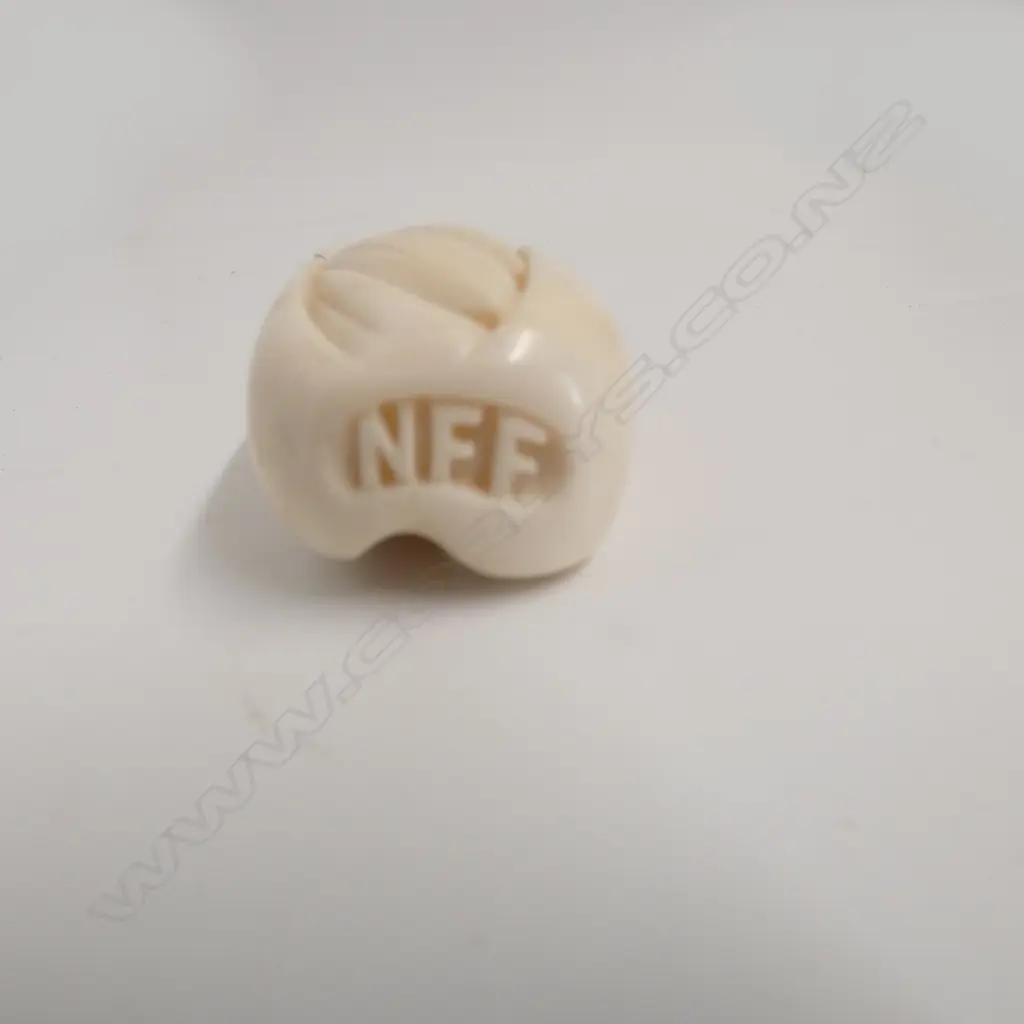 CARVED IVORY LETTER OPENER, SIGNED TO END 'NFF' L.315mm Image 1++