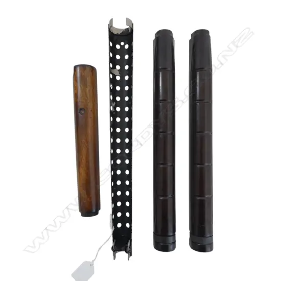 4 HAND GUARDS; 2 M14 RIFLE, MOSSBER/PUMP ACTION SHOTGUN & RUGER MINI 14/30