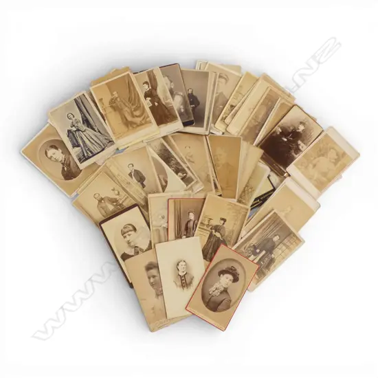 MID 19thC PHOTO PORTRAITS 100x60mm