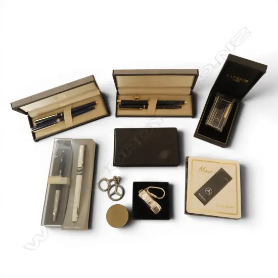 TRAY OF 10 MERCEDES  CAR PROMOTION  COLLECTABLES 