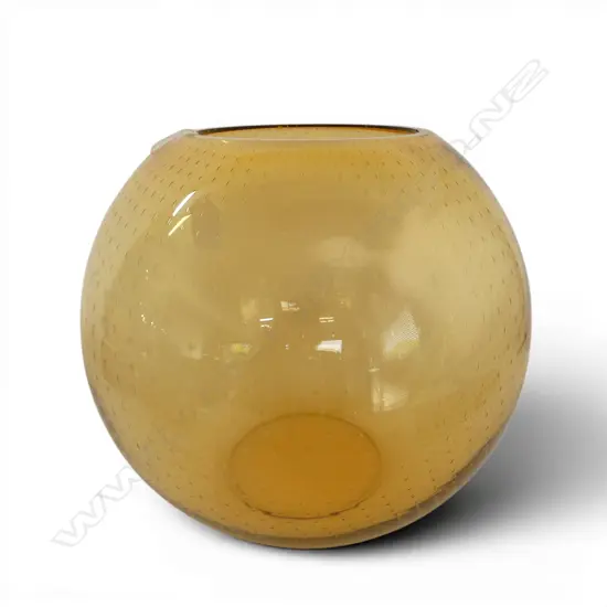 LG AMBER GLASS VASE H.260mm