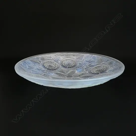 VINTAGE FRENCH OPAQUE STUDIO GLASS BOWL DIA320MM