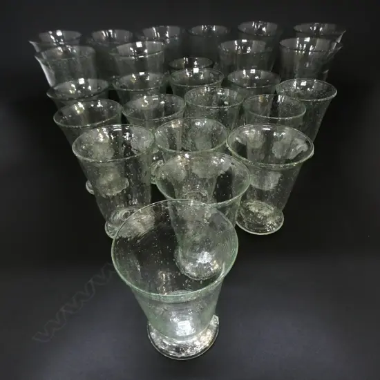 ASST. MOUTH BLOWN GLASSES 