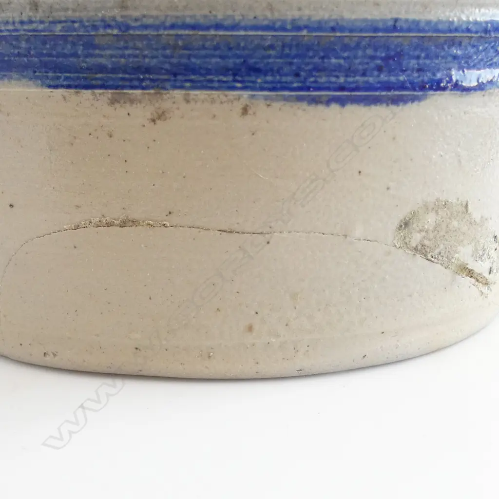 2 GERMAN SALT GLAZE VASES H.180/160mm Image 1++
