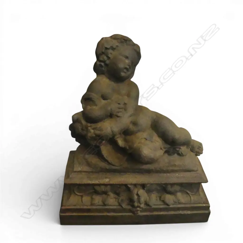 VICT CHERUB CAST IRON DOOR STOP H330 L270MM Image 1++