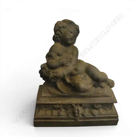 VICT CHERUB CAST IRON DOOR STOP H330 L270MM
