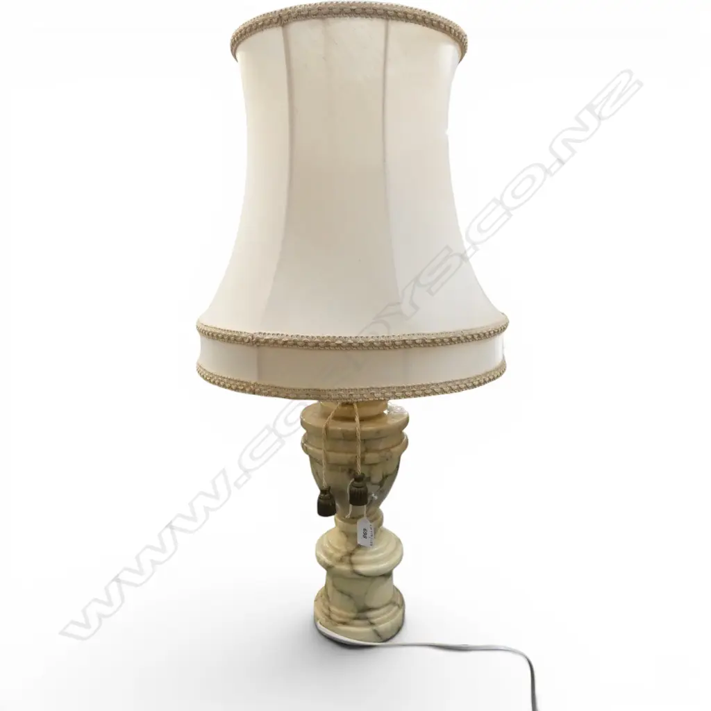 DECORATIVE ITALIAN MARBLE TABLE LAMP H710MM FAULTS Image 1++