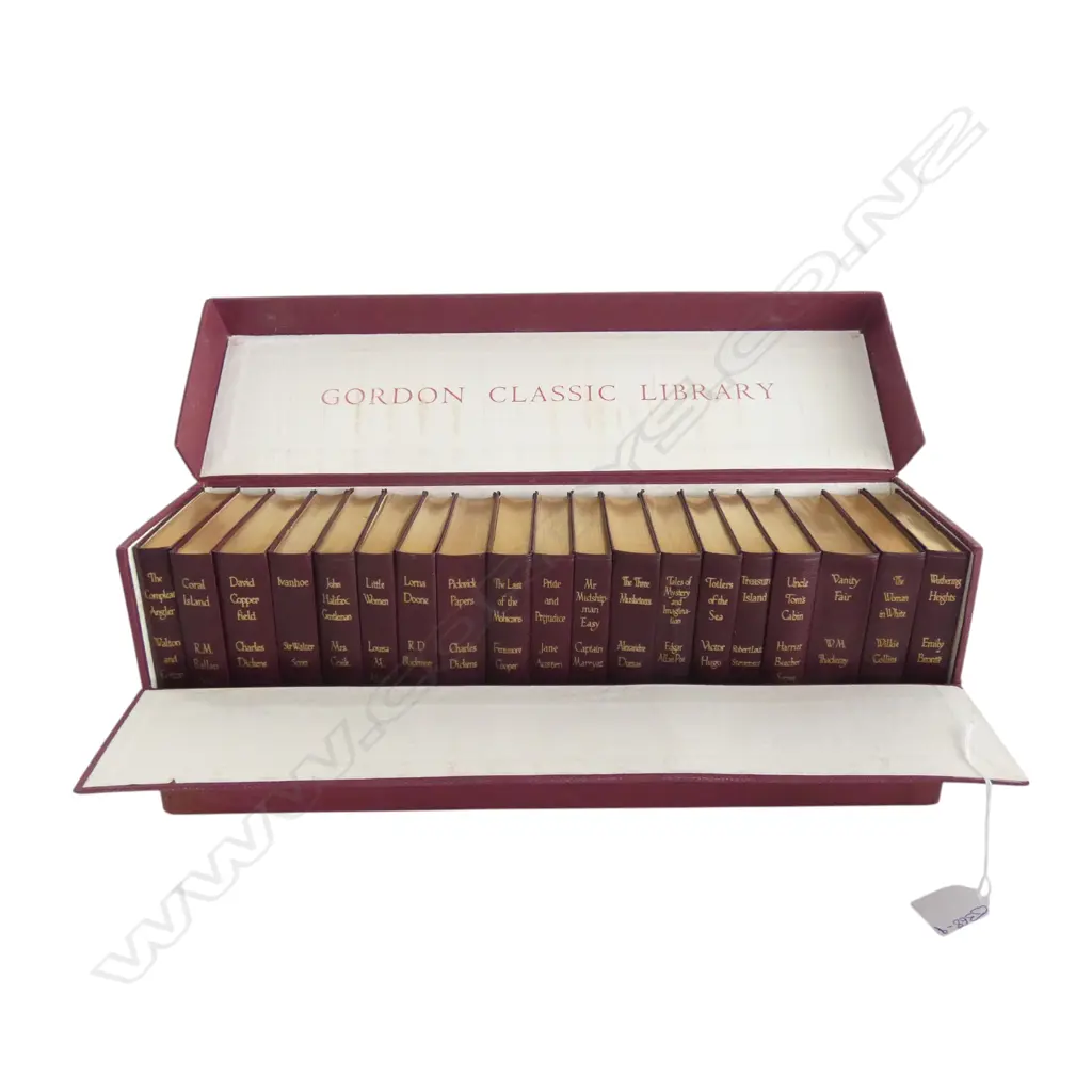 CASED GORDON CLASSIC LIBRARY 19 BOOK DICKENS SET  Image 1++
