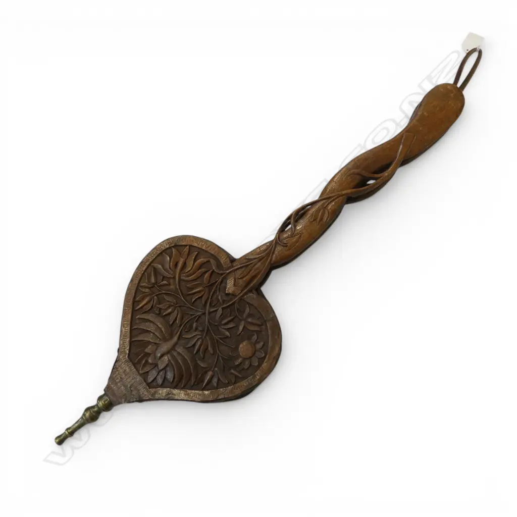 VINTAGE CARVED BELLOWS L.660mm Image 1++