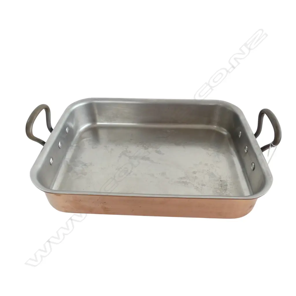 MAUVIEL FRANCE COPPER ROASTING DISH 410x270mm Image 1++
