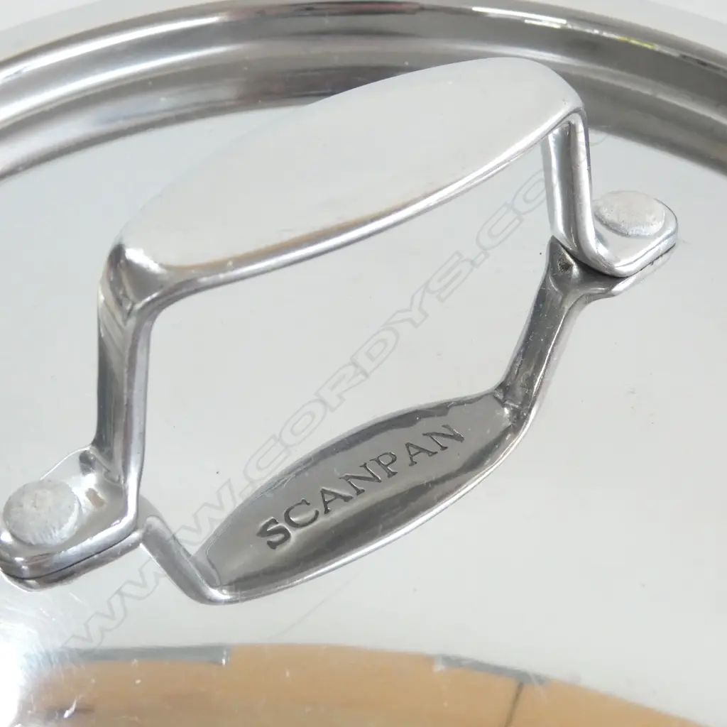 QUALITY COPPER SAUCE PAN 180mm dia + SCANPAN LID Image 1++