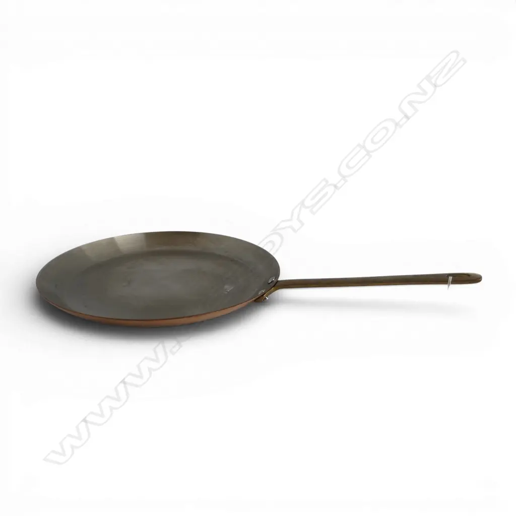 MAUVIEL FRANCE COPPER CREPE PAN 315mm dia Image 1++