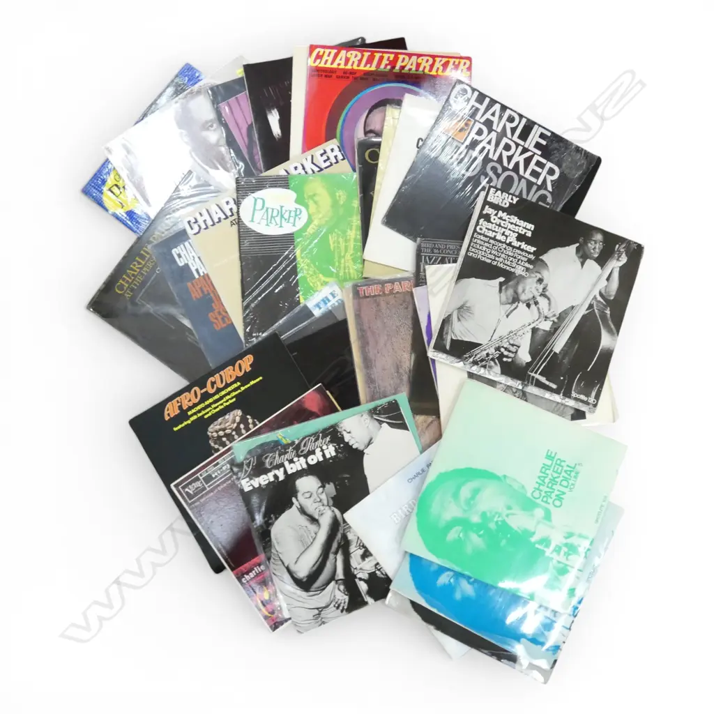 ASST. CHARLIE PARKER JAZZ LPs Provenance: Ex Collection Wellington Choy Image 1++