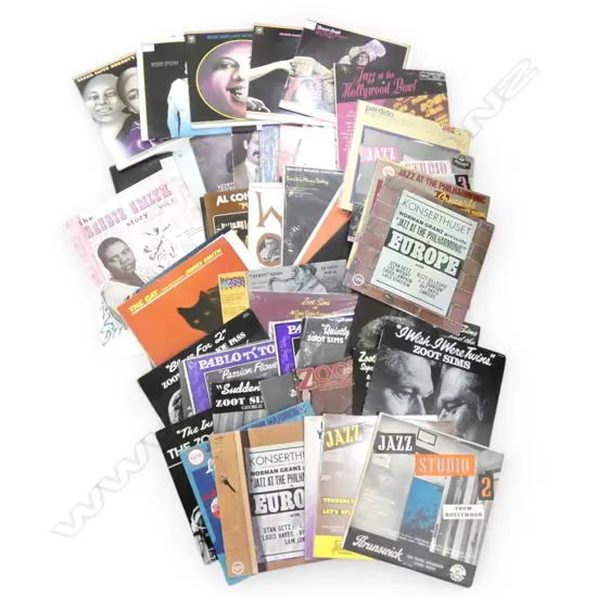 ASST. JAZZ LPs MUGGSY SPANIER, BESSIE SMITH, JIMMY SMITH, etc Provenance: Ex Collection Wellington Choy