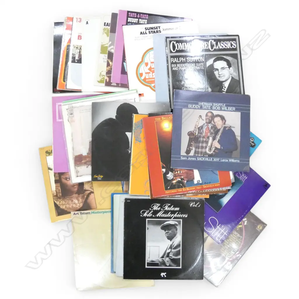 ASST. JAZZ LPs ART TATUM, BUDDY TATE, JOE SULLIVAN Provenance: Ex Collection Wellington Choy Image 1++