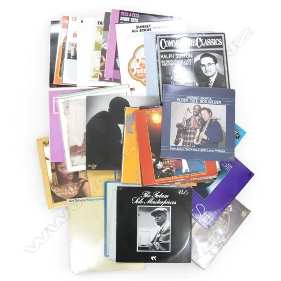 ASST. JAZZ LPs ART TATUM, BUDDY TATE, JOE SULLIVAN Provenance: Ex Collection Wellington Choy